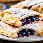 Puff Pastry Desserts with Blueberries