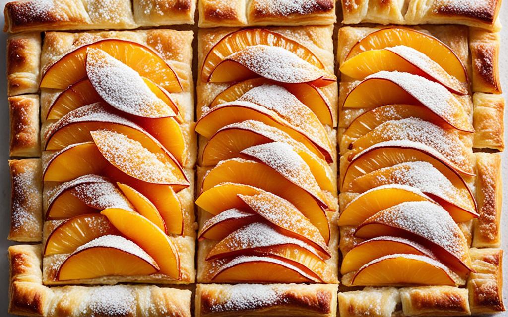 Puff Pastry and Ripe Peaches