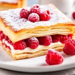 Raspberry Desserts with Puff Pastry