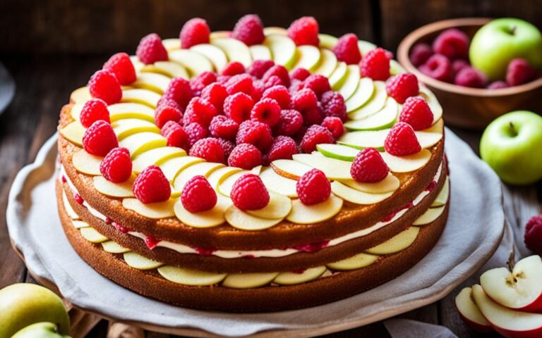 Berry Delight: Raspberry and Apple Cake Recipe