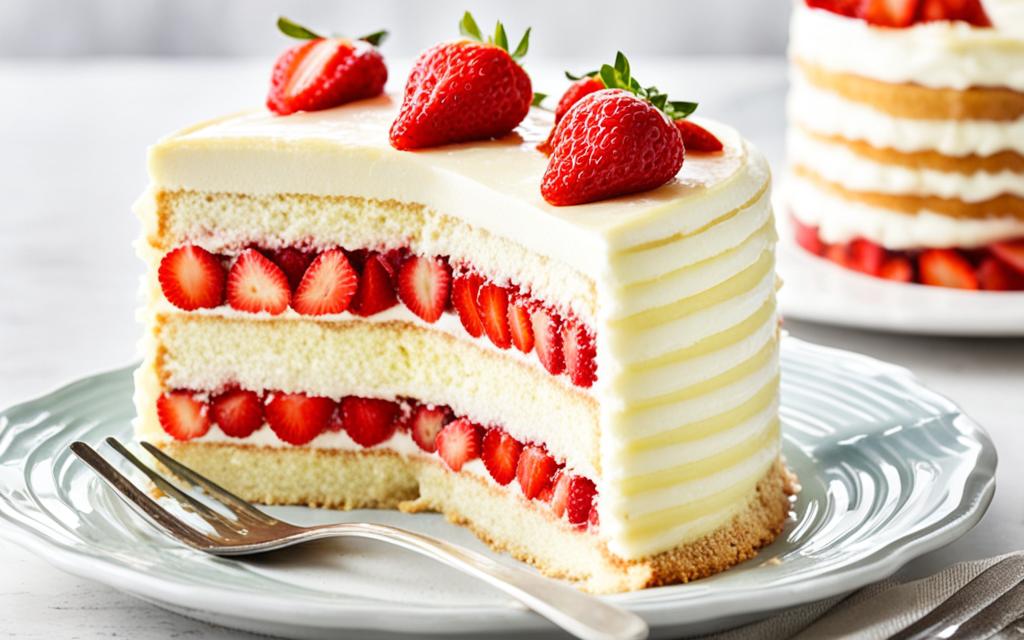 Recipe for Strawberries and Cream Cake