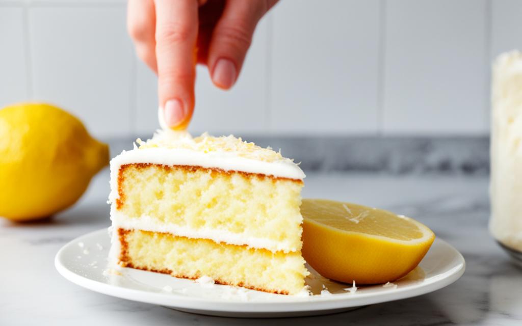 Storing Lemon Coconut Cake