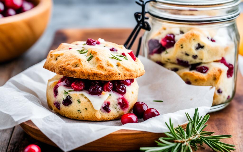 Storing cranberry orange sourdough scones