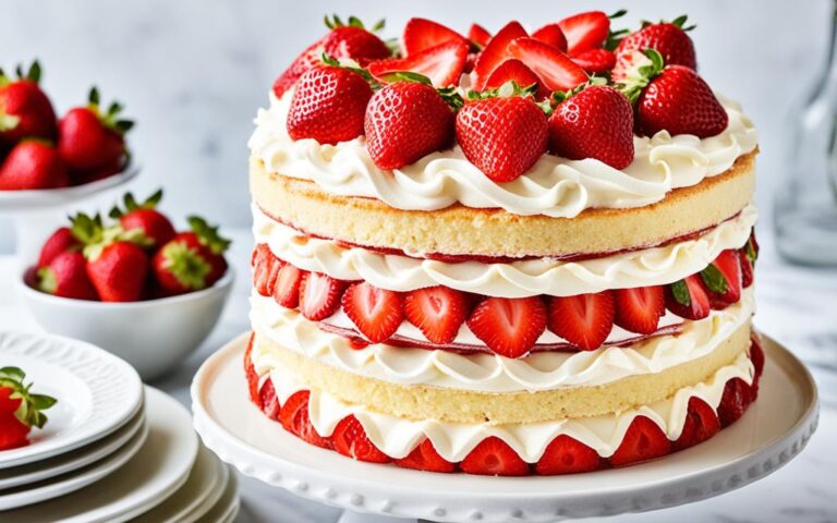 Classic Strawberry Gateau Cake for Elegant Gatherings