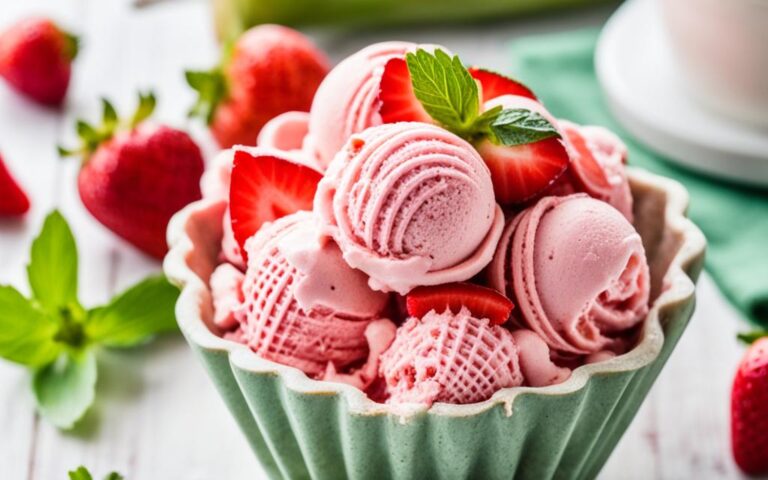 Summer Fusion: Strawberry Rhubarb Ice Cream Recipe