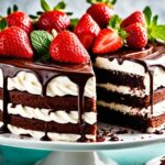 Strawberry and Chocolate Cake