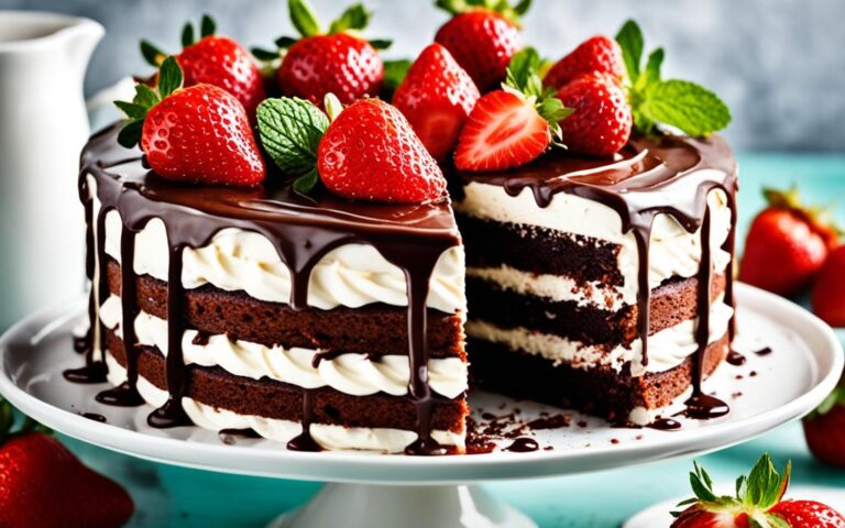 Decadent Strawberry and Chocolate Cake for Special Occasions