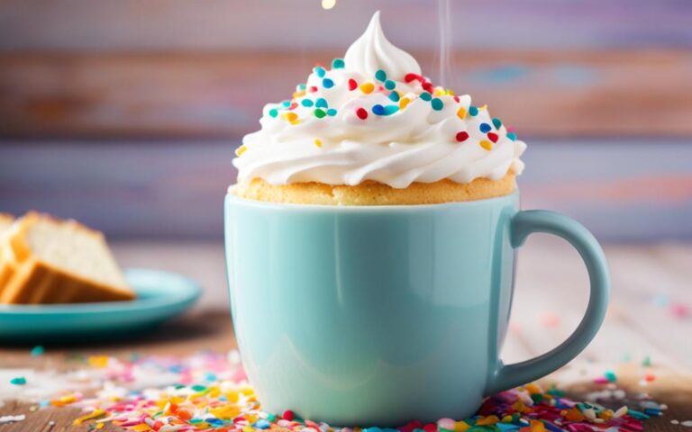 Single-Serving Delight: Vanilla Cake in a Cup Recipe