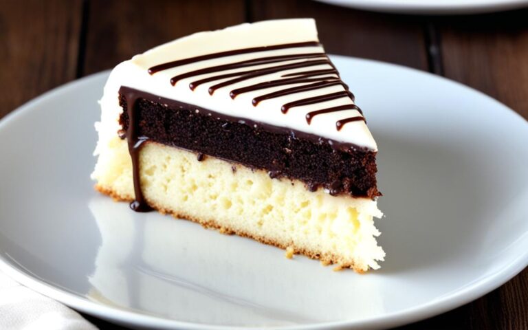 Classic Vanilla Cake with a Rich Chocolate Twist