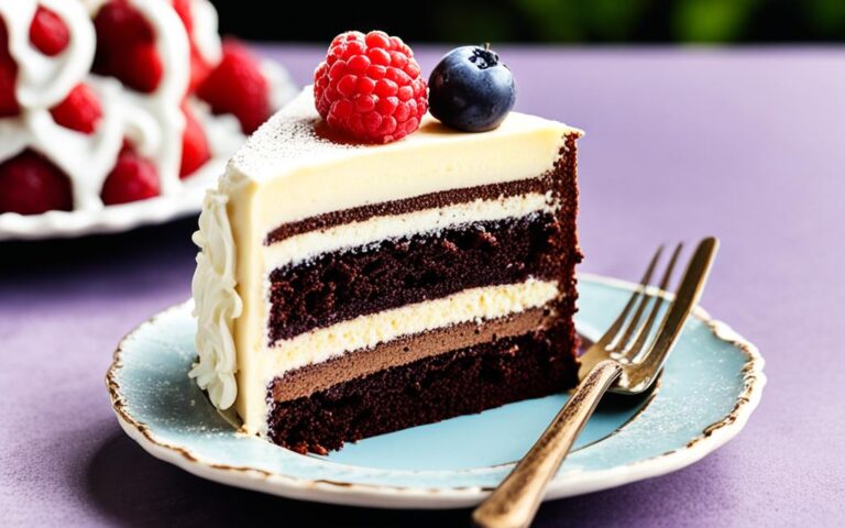 The Best of Both Worlds: Vanilla and Chocolate Cake