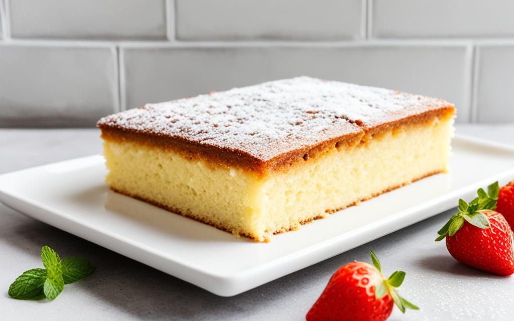 Vanilla Tray Bake Cake
