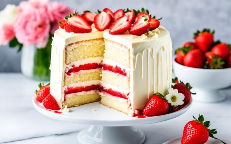 White Chocolate Strawberry Cake: A Sweet and Elegant Dessert