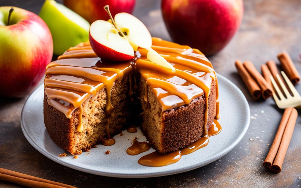 apple and toffee cake