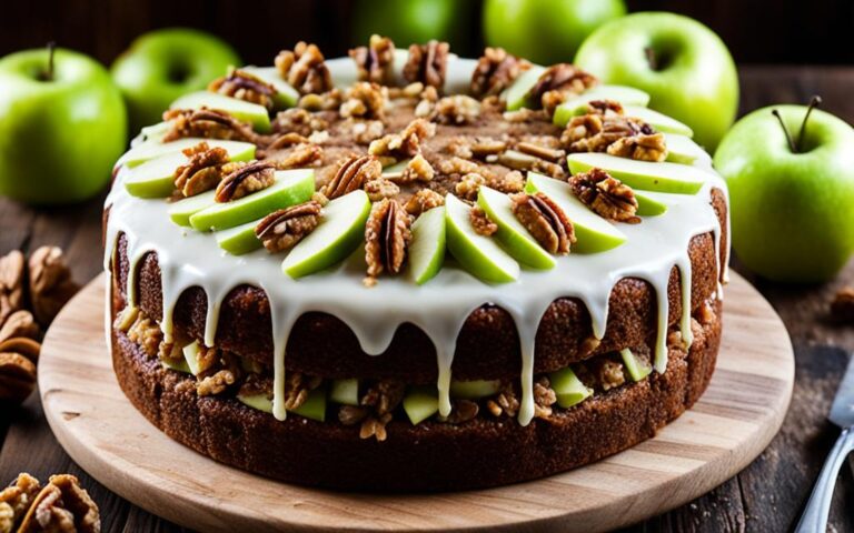 Rich Apple and Walnut Cake Recipe for Nut Lovers