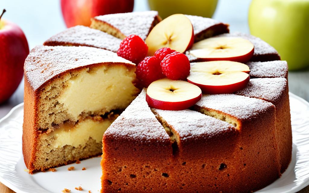 apple & banana cake