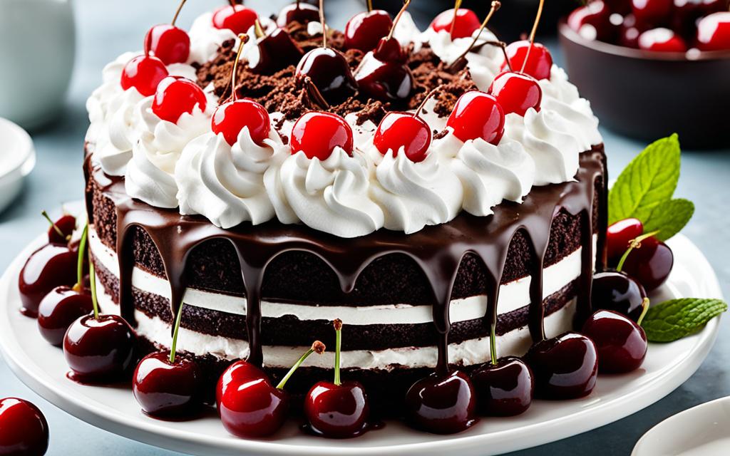 black forest cake with Cool Whip