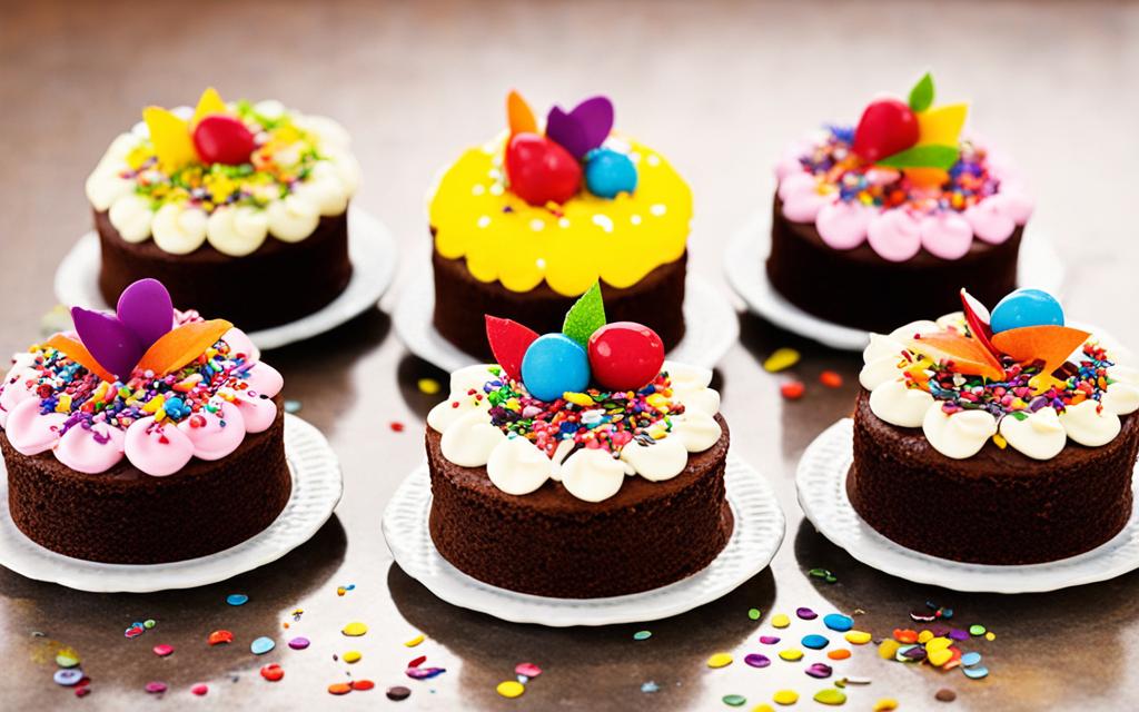 brownie birthday cakes