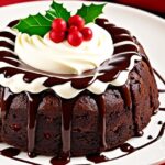 brownie christmas pudding