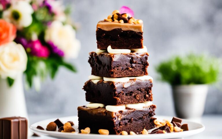 Innovative Brownie Stack Wedding Cake Ideas