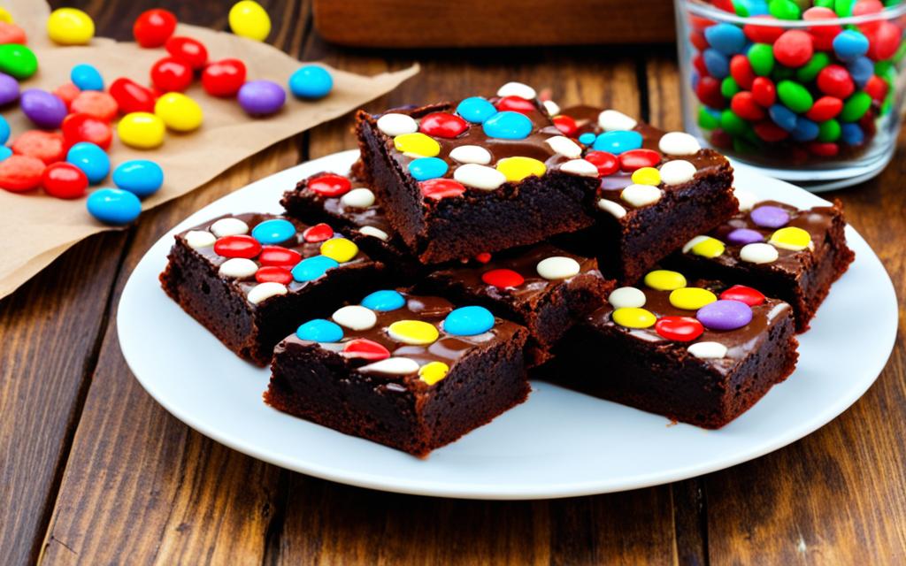 brownies with smarties