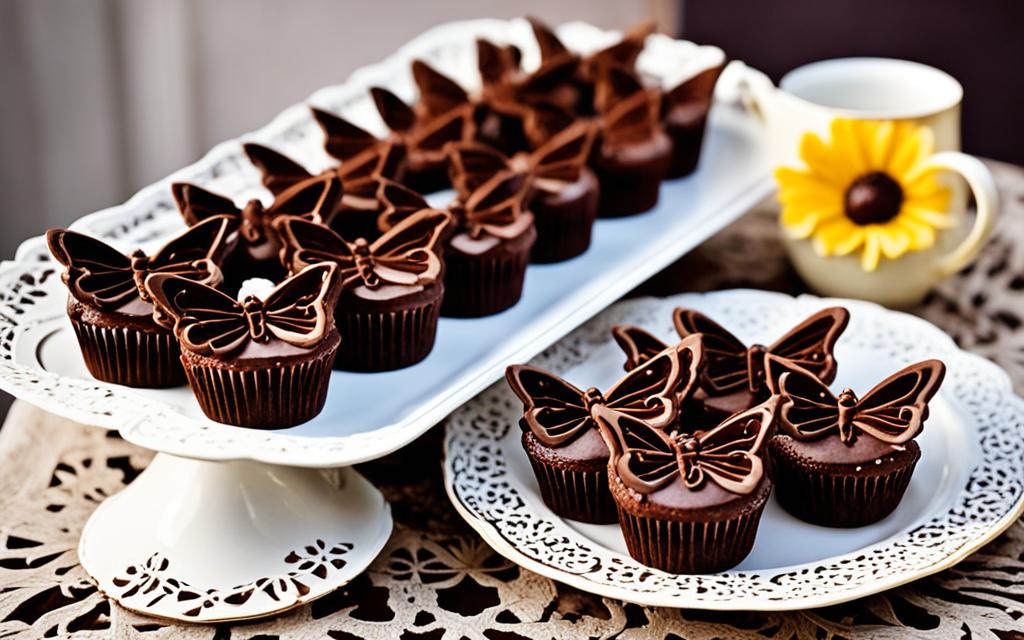 butterfly cakes chocolate