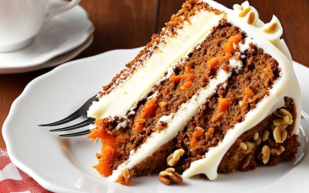 carrot cake slice