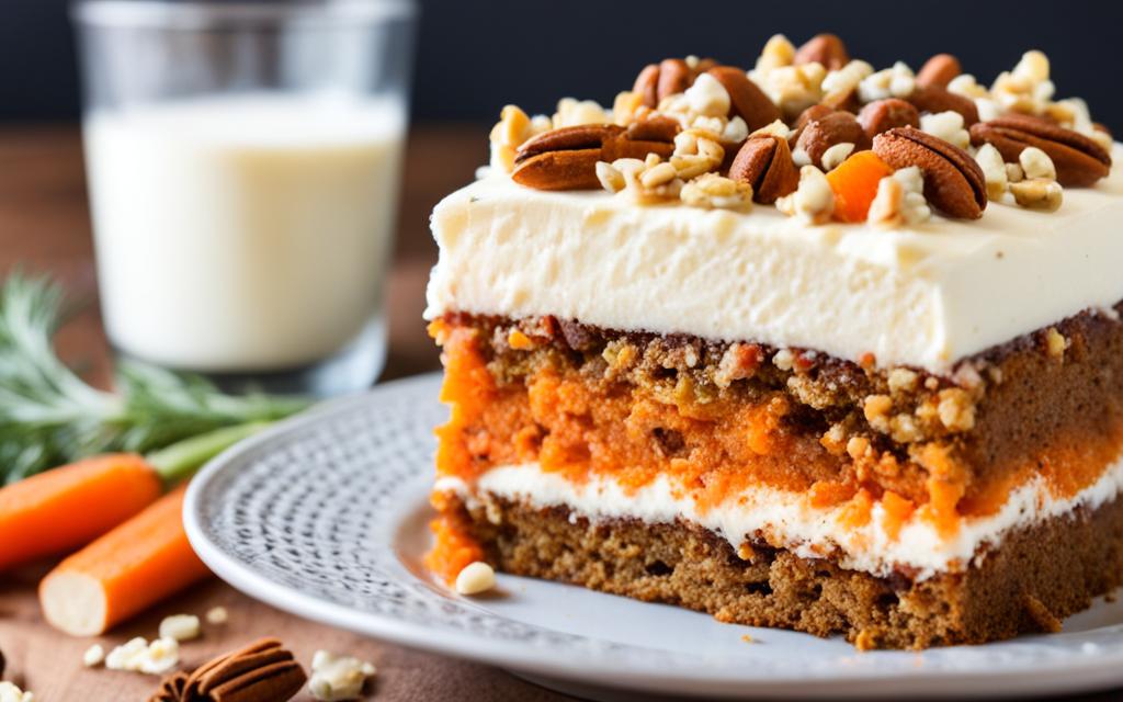 carrot cake with mascarpone frosting