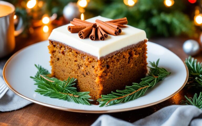 Festive Carrot Gingerbread Cake for the Holiday Season