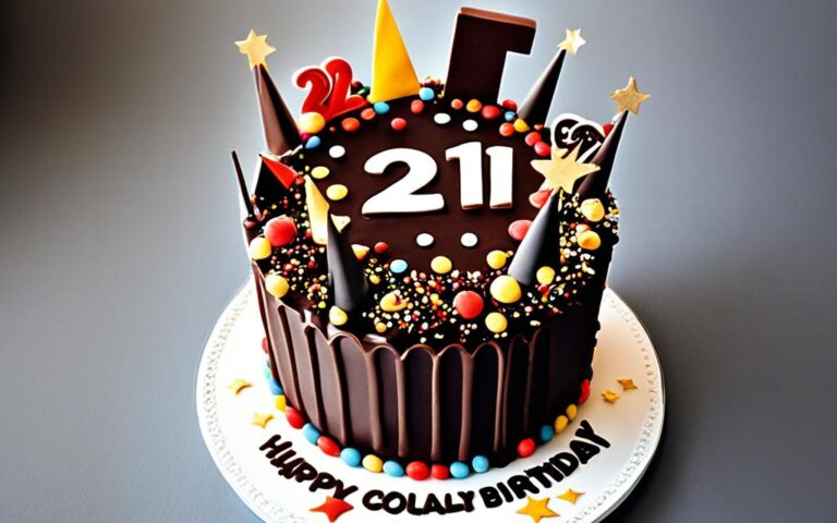 Creative 21st Birthday Chocolate Cake Designs