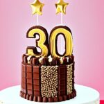 chocolate 30th birthday cake