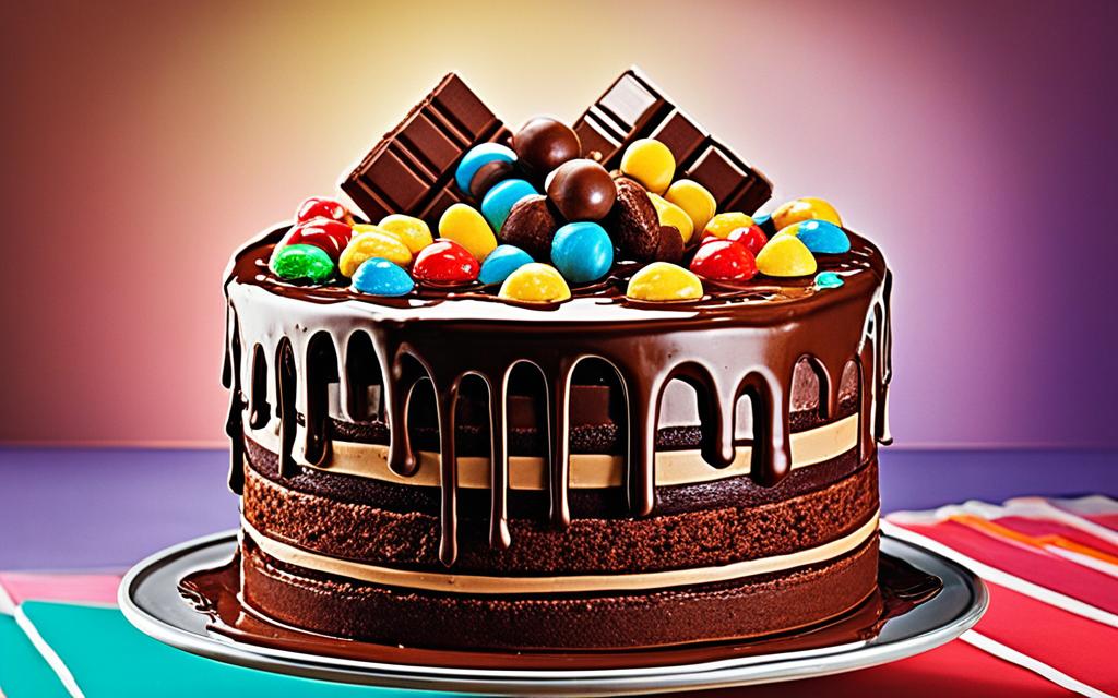 chocolate bar birthday cake