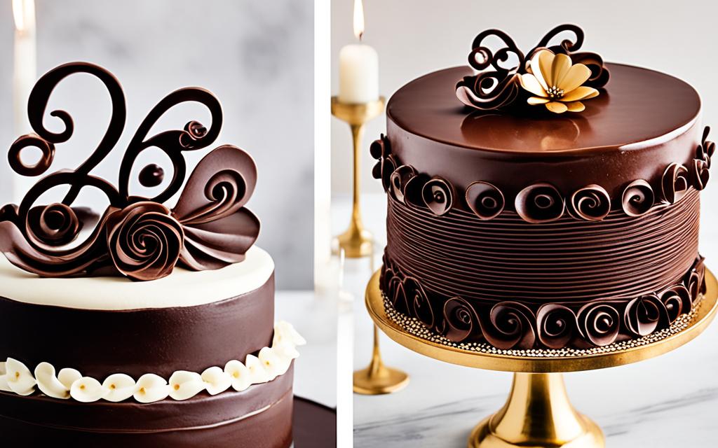 chocolate cake topper