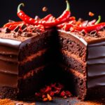 chocolate cake with chilli