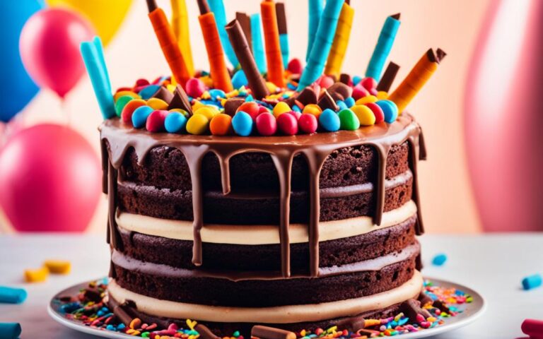 Creative Chocolate Finger Birthday Cake Ideas