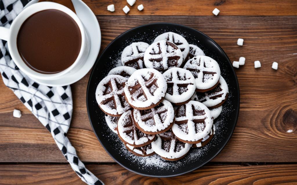 chocolate waffle cookies