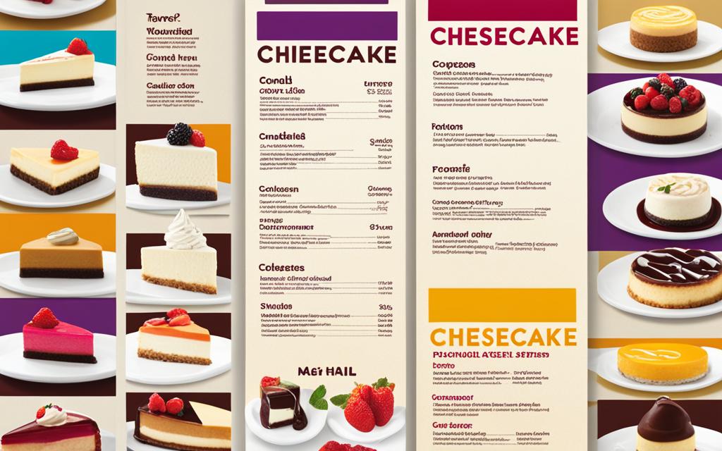 city hall cheesecake menu