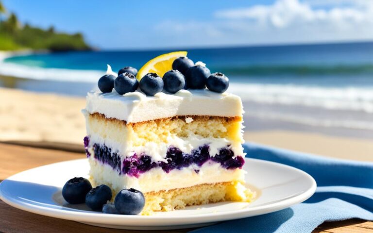 Tropical Fusion: Coconut Lemon Blueberry Cake Recipe