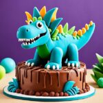 dinosaur chocolate cake