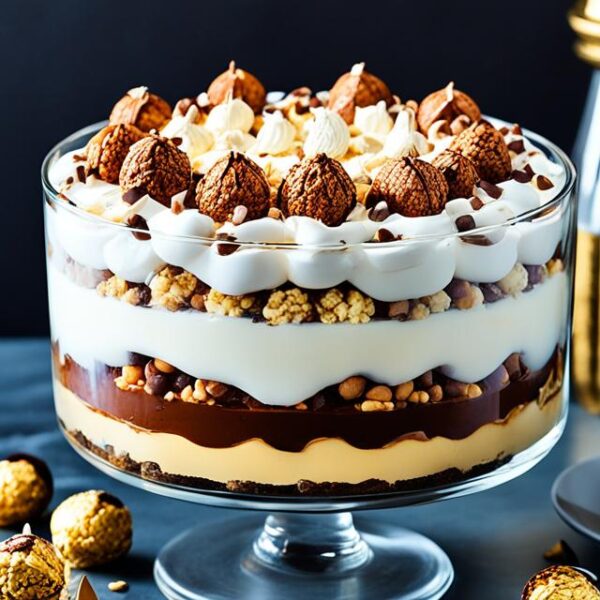 Ferrero Rocher Indulgence: Luxurious Trifle Recipe with Chocolate Hazelnut Delights