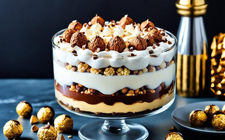 Ferrero Rocher Indulgence: Luxurious Trifle Recipe with Chocolate Hazelnut Delights