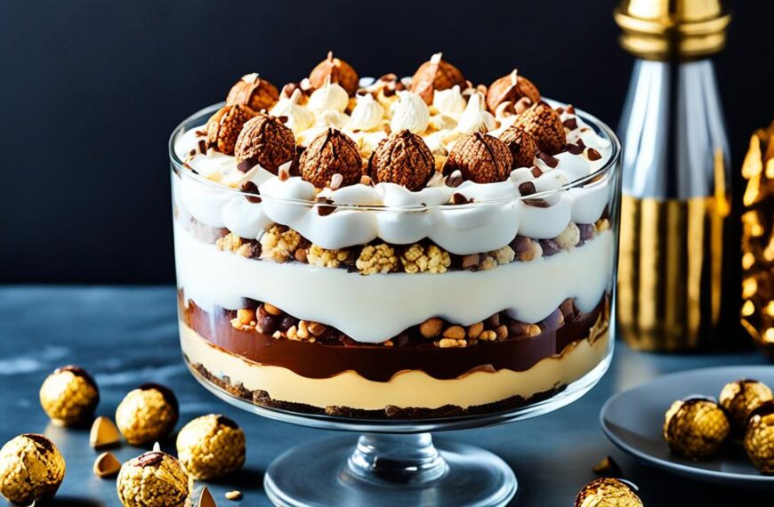 Ferrero Rocher Indulgence: Luxurious Trifle Recipe with Chocolate Hazelnut Delights