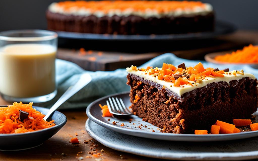 gluten-free chocolate carrot cake