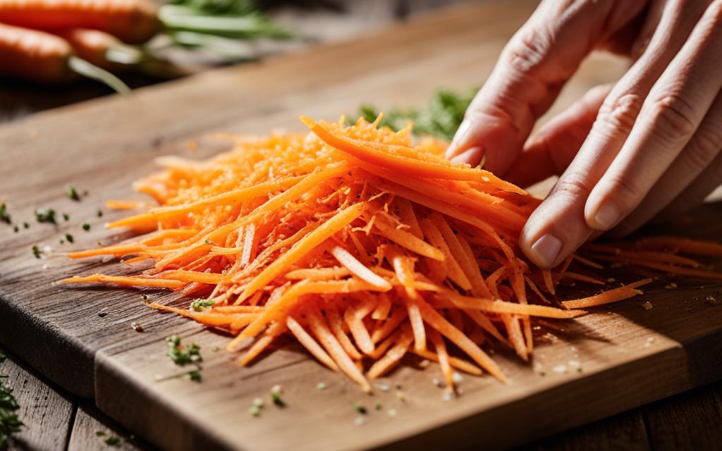 grated carrots image