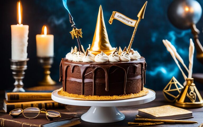 Creating a Harry Potter Chocolate Cake for a Wizard-Themed Birthday