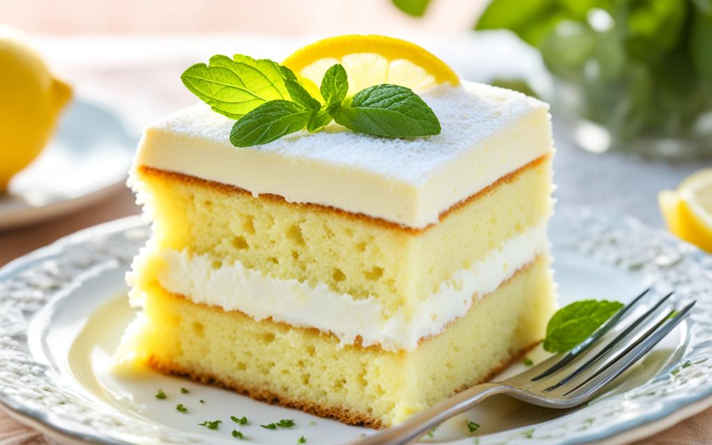 how to make lemon sponge cake