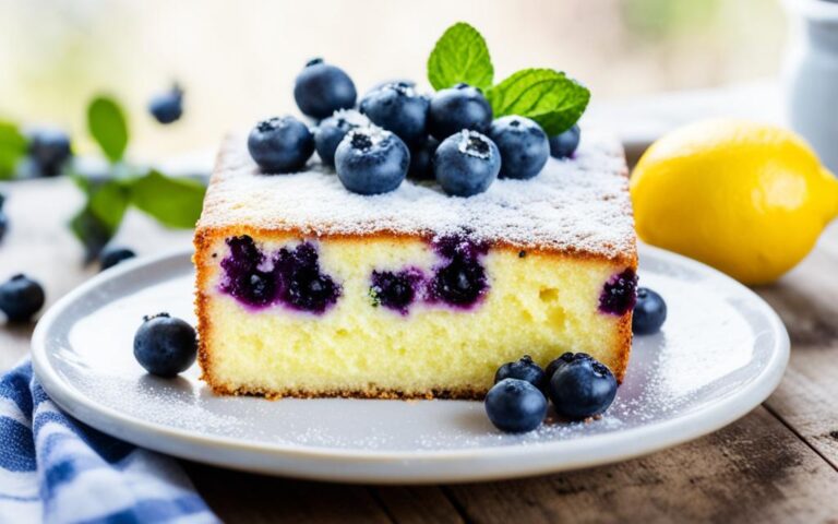 Mary Berry’s Lemon and Blueberry Cake: A Simple Delight