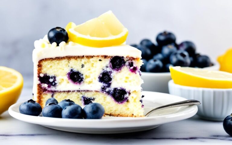 Best Lemon and Blueberry Cake Recipes from the UK