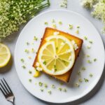 lemon and elderflower drizzle cake