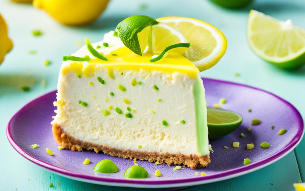 lemon and lime cheese cake