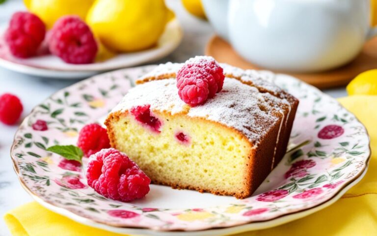 Lemon and Raspberry Loaf Cake: Ideal for Afternoon Tea